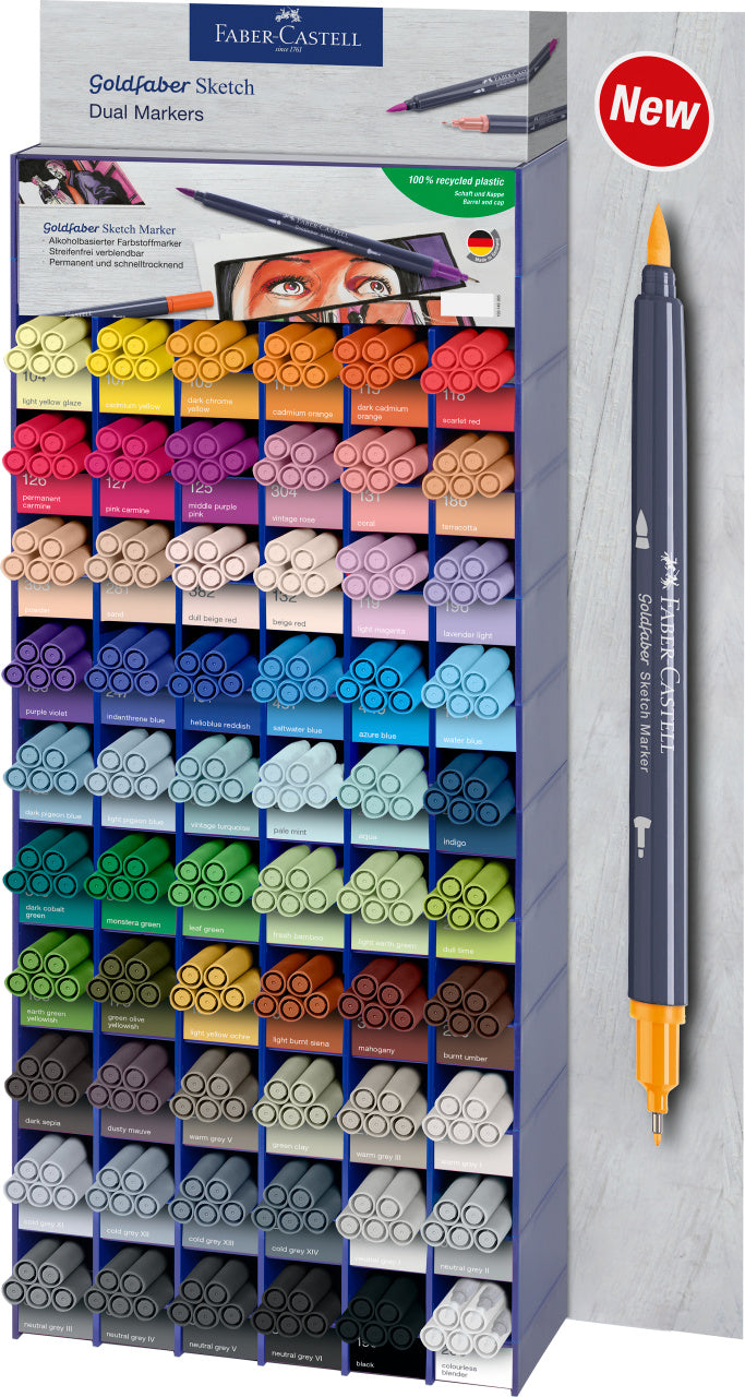 MODUL ACRILIC 300 BUC SKETCH MARKER 2 CAPETE GOLDFABER FABER-CASTELL MODUL ACRILIC 300 BUC SKETCH MARKER 2 CAPETE GOLDFABER FABER-CASTELL